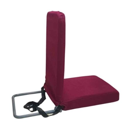 Kawachi Maroon Small Portable Folding Relaxing Yoga Meditation Chair for Kids & Back Support