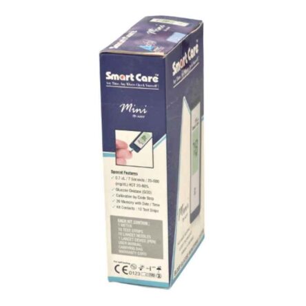 Smart Care GM02 Mini Blood Glucose Monitor with 10 Strips