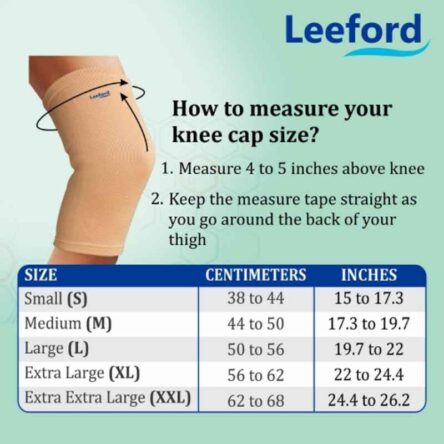 Leeford Nylon Orange Knee Cap Support