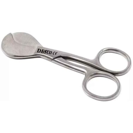 Desco 10.5 cm Stainless Steel Umbilical Strong Cut Scissor