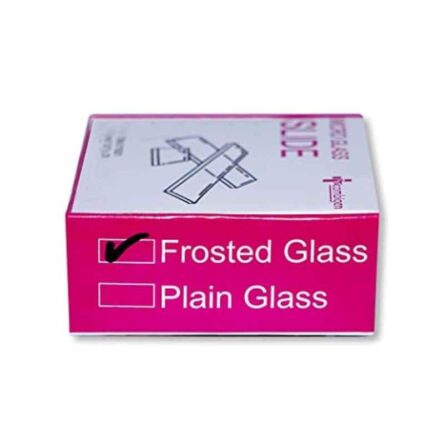 Clear & Sure 25.4×76.2mm 50 Pcs Frosted Microscope Glass Slide & 22x22mm 50 Pcs Microscope Cover Slips Combo