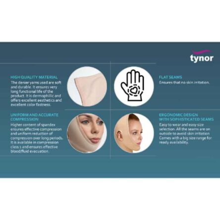 Tynor Special Open Hood Face Compression Garment