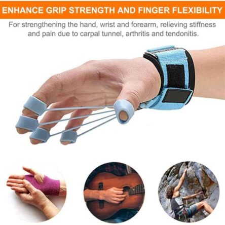 SMIC Silicone Finger Strengthened Hand Exercise Equipment