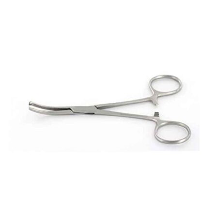 Forgesy 8 inch Stainless Steel Curved Kochers Haemostat Forceps