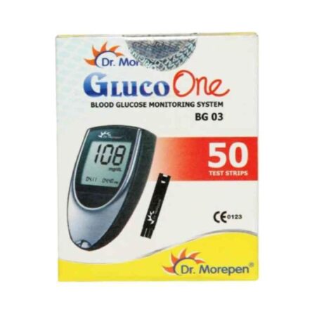 Dr. Morepen Gluco One Monitor Kit with 50 Test Strips