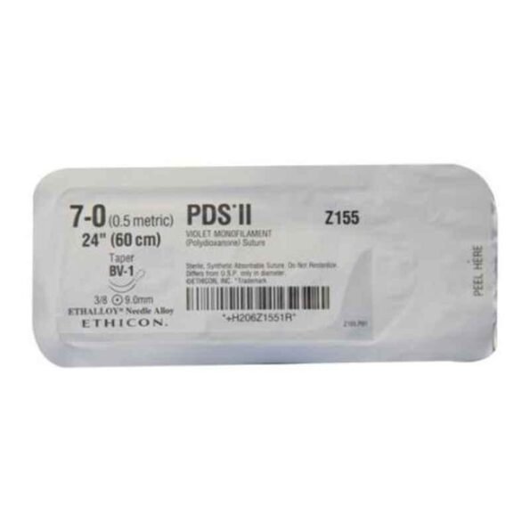 Ethicon Z155H 36 Pcs 7-0 Violet PDS II Polydioxanone Suture Box