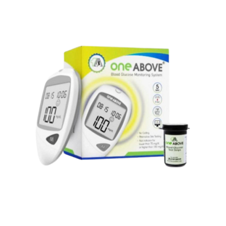 One Above Glucometer Kit with 25 Strips