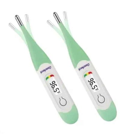 Ozocheck White & Grey Digital Thermometer with Flexible Tip