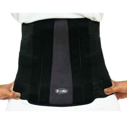 P+caRe Black Contoured Back Support