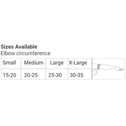 Dyna Medium Breathable Fabric Comfort Elbow Binder