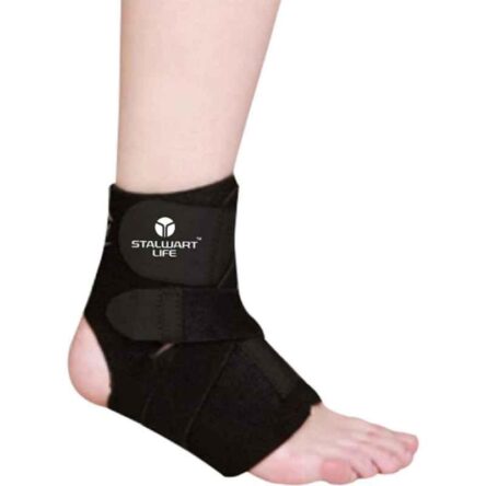 STALWART LIFE Neoprene Adjustable Compression Ankle Support Brace