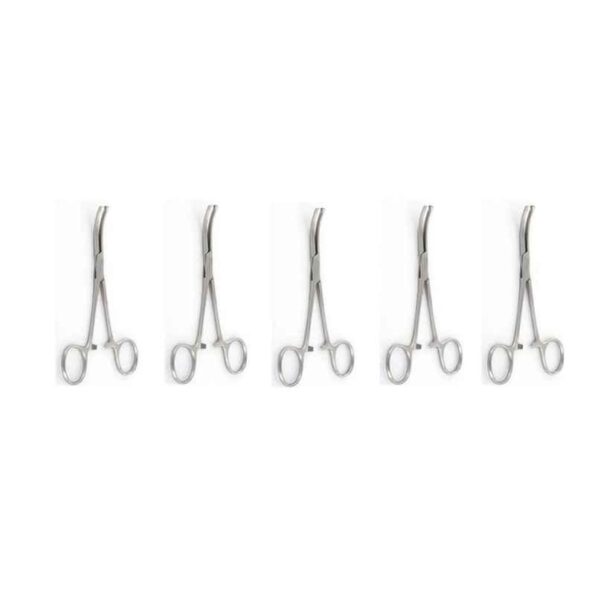 Forgesy 8 inch Stainless Steel Curved Kochers Haemostat Forceps