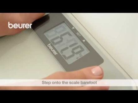 Beurer BG 13 150kg Glass LCD Display Diagnostic Weighing Scale