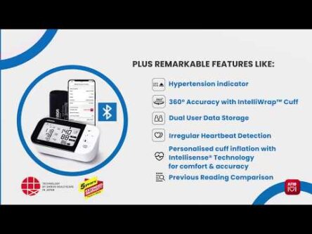 Omron HEM-7361T Bluetooth Digital Automatic Blood Pressure Monitor