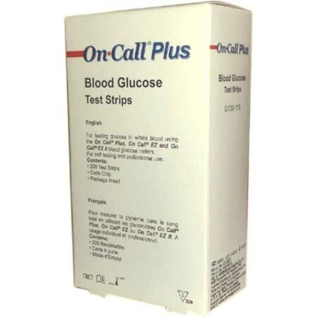 On Call Plus G113-214 200 Pcs Glucometer Strips Box