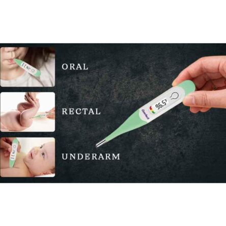 Ozocheck Flexi Fast Green Digital Thermometer with Flexible Tip