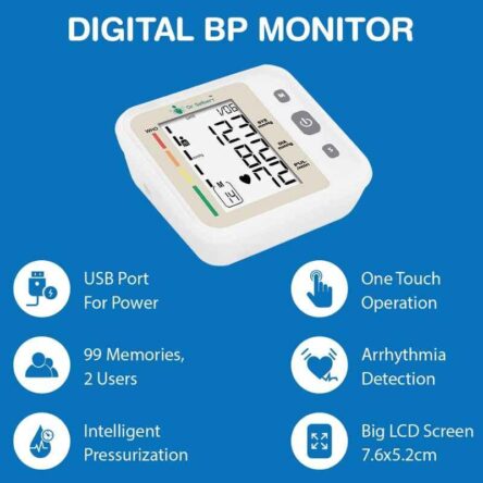 Dr Seibert DSB-1 Fully Automatic Digital Blood Pressure Monitor with USB Port