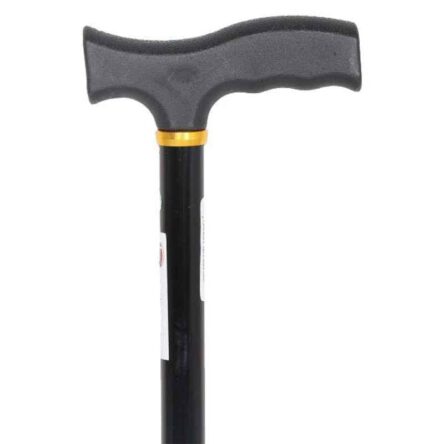 Mediva Aluminium Black Cane with Broad Base