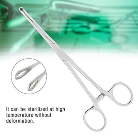 Forgesy 6 inch Medium Hole Sponge Holding Forceps