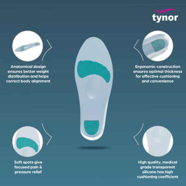 Tynor Silicon Insole