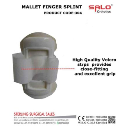 Salo Orthotics Adjustable Mallet Finger Splint