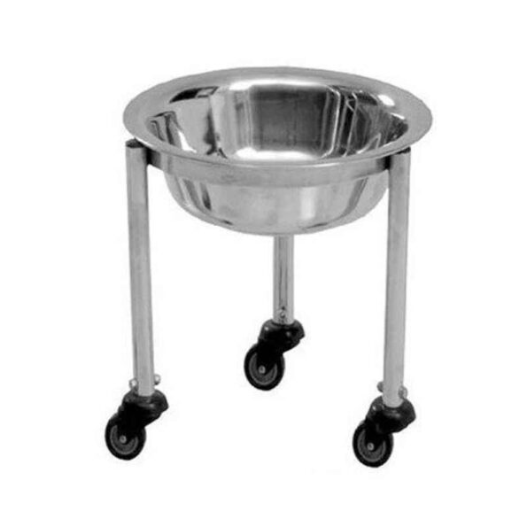 Wellsure Healthcare Stainless Steel Kick Bowl with 3 Legs