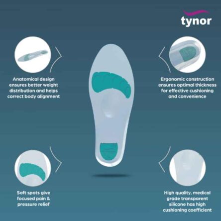 Tynor Silicon Insole