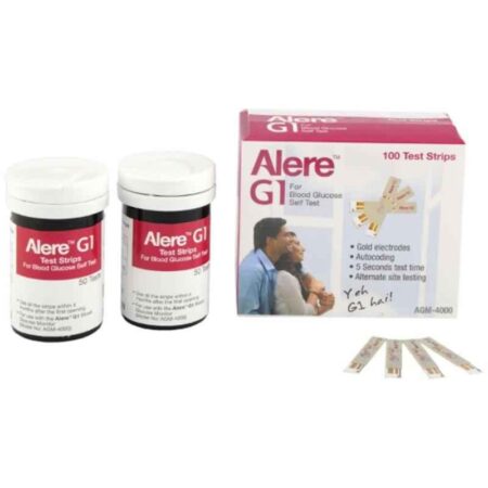 Alere 250Pcs AG-500 G1 Glucometer Strips with 225 Lancets Free