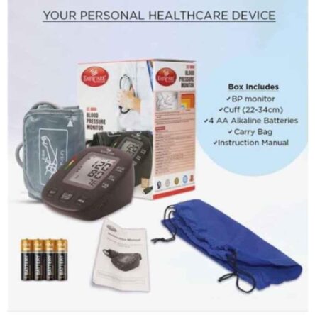 Easycare Black Fully Automatic Arm Style Digital Blood Pressure Monitor