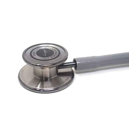 Indosurgicals Silvery III Stainless Steel Grey Stethoscope