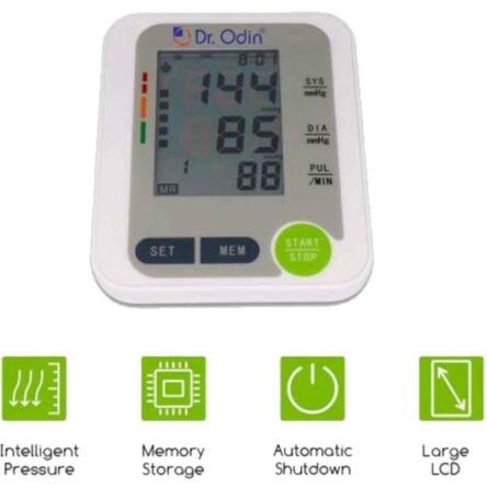 Dr Odin BSX516-G White & Grey Blood Pressure Monitor