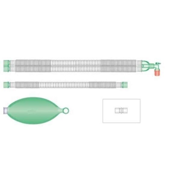 Intersurgical 22mm 2m Compact Extendable Breathing System Set with 2L Bag & Limb
