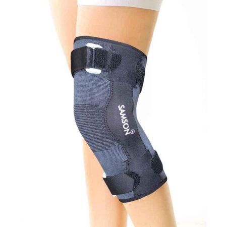 Samson Deluxe NE-0610 Black Hinged Knee Cap