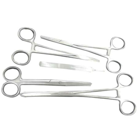 Forgesy 5 Pcs Stainless Steel Surgical Instruments Set