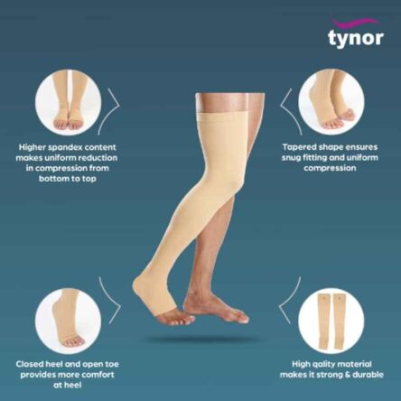 Tynor Compression Mid Thigh Stocking