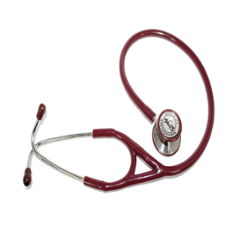 Vkare V-Cardio Red Stainless Steel Master Cardiology Stethoscope