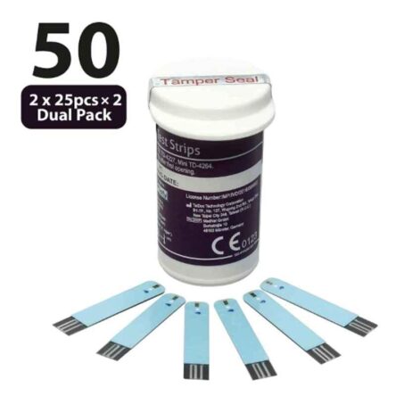 Smart Care GM03S 50 Pcs Blood Glucose Test Strips Box