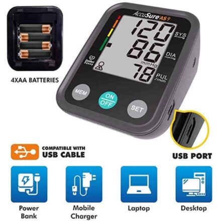 AccuSure Fully Automatic Blood Pressure Monitor