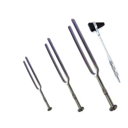 Forgesy GSS109 Taylor Percussion Knee Hammer with 3 Pcs Tuning Fork