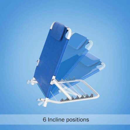 Fidelis Healthcare Mild Steel Blue Powder Coating Adjustable Back Rest