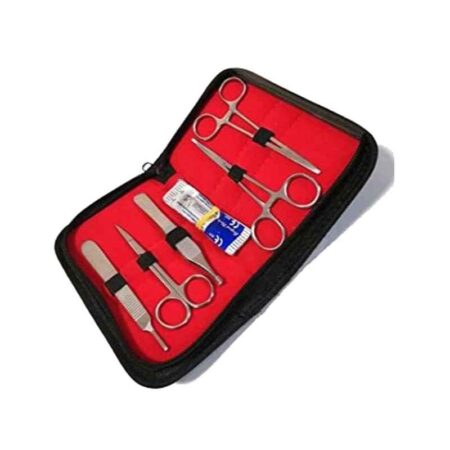Forgesy 6 Pcs Stainless Steel Dissection Kit with Pouch