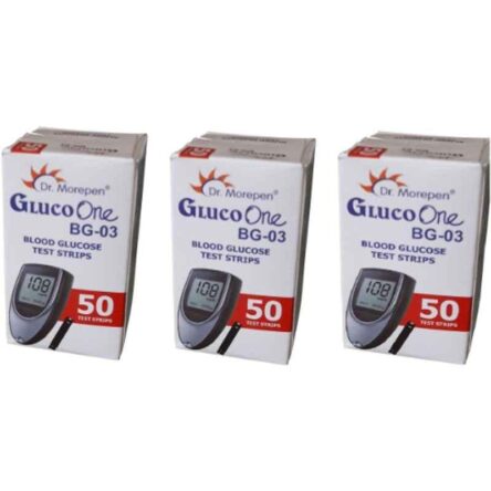 Dr. Morepen B.G-03 150 Pcs Glucometer Strips Box