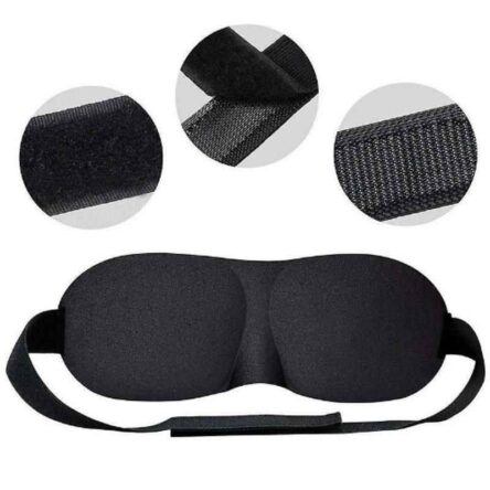 Besafe Forever Memory Foam Black Sleeping Eye Mask