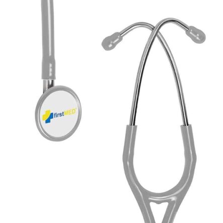 Firstmed Grey Classic Professional Stainless Steel Single Head Stethoscope