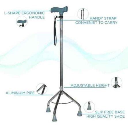 Welltrust 41-51cm Light Weight Aluminum Foldable Walker Walking Stick