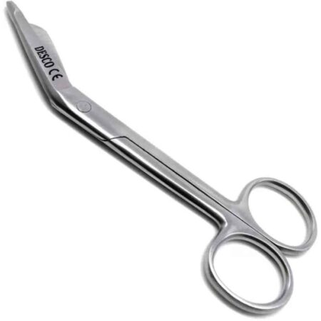 Desco 8 inch Stainless Steel Curved And Angled Dissecting Scissor