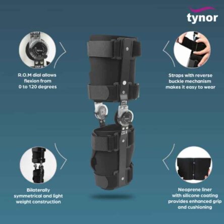 Tynor 22 inch Rom Knee Brace