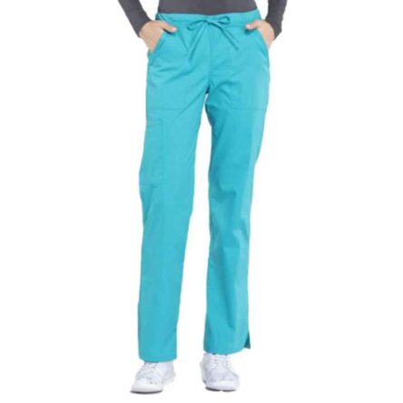 Superb Uniforms Polyester & Viscose Turquoise Green Scrub Pant