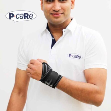 P+caRe Black Wrist Brace