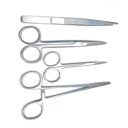 Forgesy 4 Pcs Stainless Steel Surgical Instruments Set
